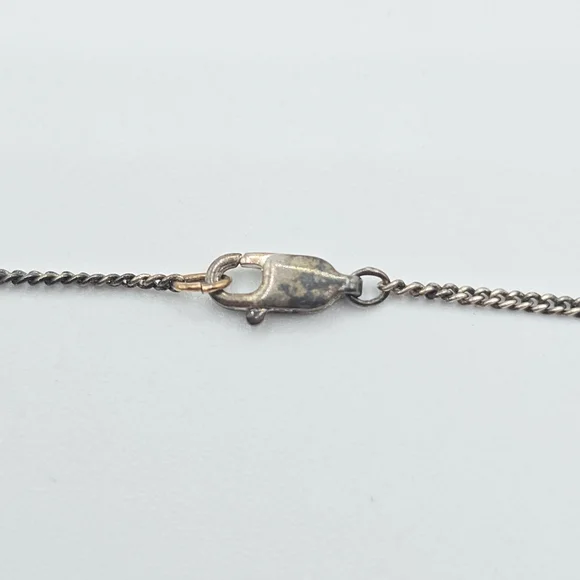 VTG Gothic Silver Tone Mini Perfume Medicine Bottle Pendant Necklace 24" - Picture 12 of 15